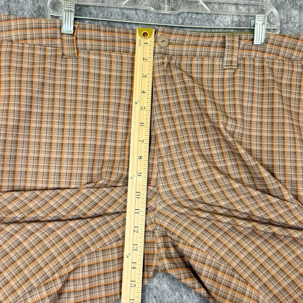 North Face Shorts Mens 38 Plaid Chino Shorts Lightweight Quick Dry Pockets